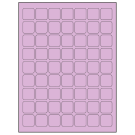 1" x 1"  Sheet Label