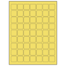 1" x 1"  Sheet Label