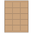 2.6875" x 2"  Sheet Label