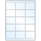 2.6875" x 2"  Sheet Label