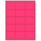 2.6875" x 2"  Sheet Label