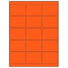 2.6875" x 2"  Sheet Label