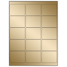 2.6875" x 2"  Sheet Label