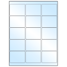 2.6875" x 2"  Sheet Label