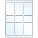 2.6875" x 2"  Sheet Label