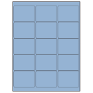 2.6875" x 2"  Sheet Label