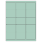 2.6875" x 2"  Sheet Label