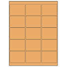 2.6875" x 2"  Sheet Label