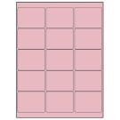 2.6875" x 2"  Sheet Label