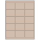 2.6875" x 2"  Sheet Label