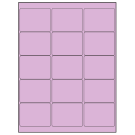 2.6875" x 2"  Sheet Label