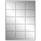 2.6875" x 2"  Sheet Label