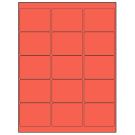 2.6875" x 2"  Sheet Label