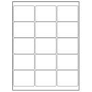 2.6875" x 2"  Sheet Label