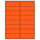 4" x 1.3125"  Sheet Label