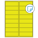 4" x 1.3125"  Sheet Label