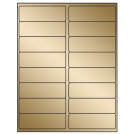 4" x 1.3125"  Sheet Label