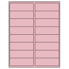 4" x 1.3125"  Sheet Label