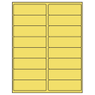 4" x 1.3125"  Sheet Label