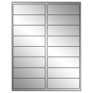 4" x 1.3125"  Sheet Label