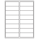 4" x 1.3125"  Sheet Label