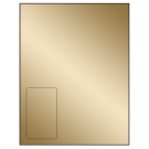 2.375" x 4"  Sheet Label