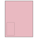 2.375" x 4"  Sheet Label