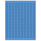 0.42" x 0.58"  Sheet Label