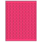 0.42" x 0.58"  Sheet Label