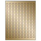 0.42" x 0.58"  Sheet Label