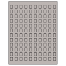 0.42" x 0.58"  Sheet Label