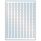 0.42" x 0.58"  Sheet Label