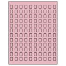 0.42" x 0.58"  Sheet Label