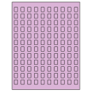 0.42" x 0.58"  Sheet Label