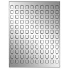 0.42" x 0.58"  Sheet Label