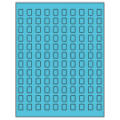 0.42" x 0.58"  Sheet Label