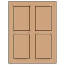 2.875" x 4.312"  Sheet Label