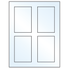 2.875" x 4.312"  Sheet Label