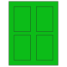 2.875" x 4.312"  Sheet Label