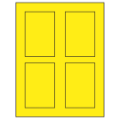 2.875" x 4.312"  Sheet Label
