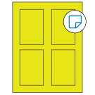 2.875" x 4.312"  Sheet Label