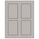 2.875" x 4.312"  Sheet Label