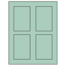 2.875" x 4.312"  Sheet Label