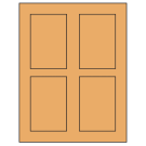 2.875" x 4.312"  Sheet Label