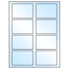 3.5" x 2.375"  Sheet Label