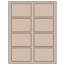 3.5" x 2.375"  Sheet Label