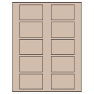 2.875" x 1.875"  Sheet Label