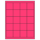 2" x 2"  Sheet Label