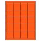 2" x 2"  Sheet Label