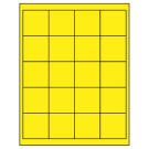 2" x 2"  Sheet Label